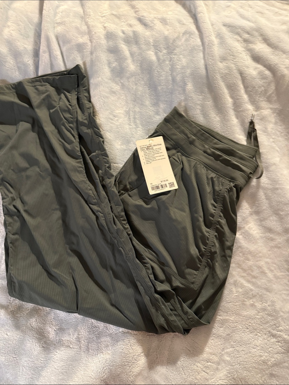 lululemon Dance Studio Pants in Deep Green